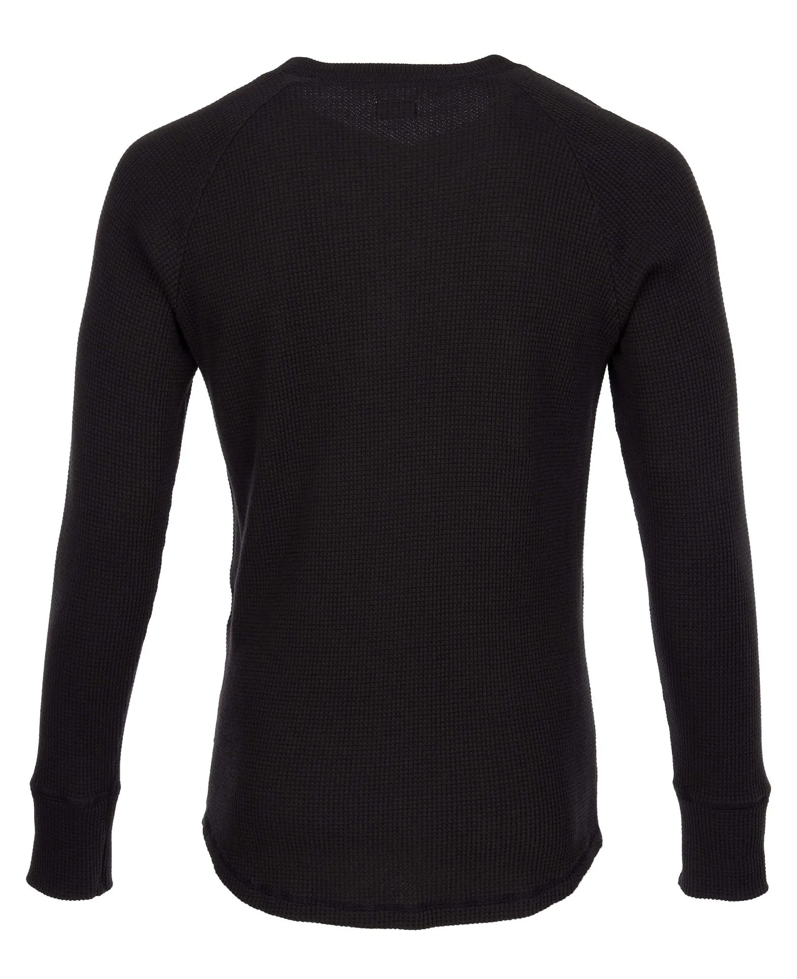 1936 Waffle Shirt, Black - Pike Brothers