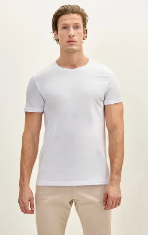 3-pack Cotton Crew-Neck T-Shirt - White