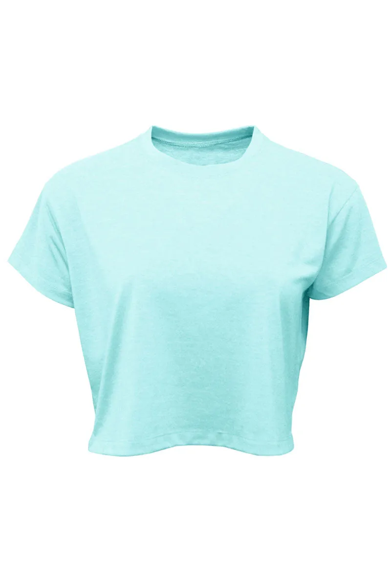 Athletic Varsity Nashville Women's Soft-Tek Blend Crop T-Shirt