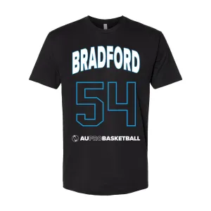 AU BB Player Name and Number Tee, Crystal Bradford  54