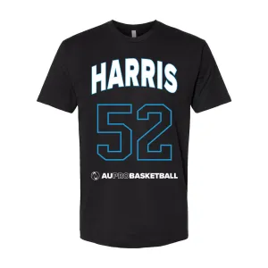 AU BB Player Name and Number Tee, Tyasha Harris 52