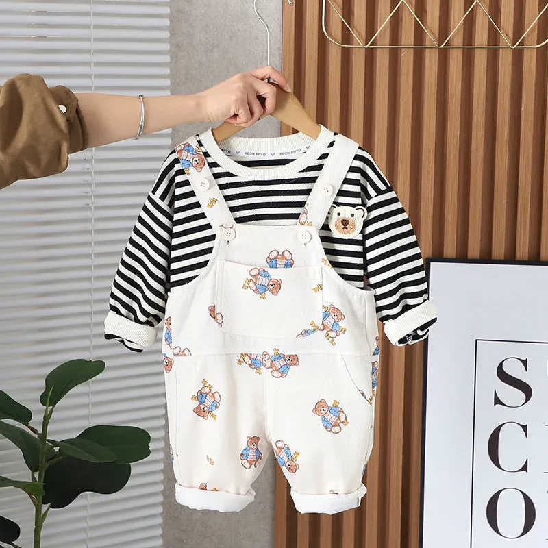 Baby Boy Clothing Sets Cuddle Comfort Overalls