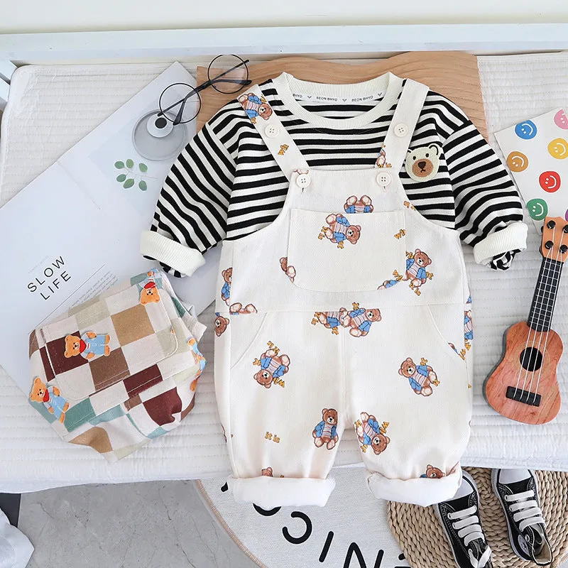 Baby Boy Clothing Sets Cuddle Comfort Overalls