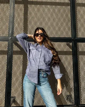Basic Warm Shirt Grey