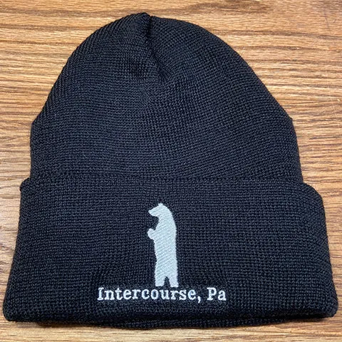 Bear Knit Beanie Hat