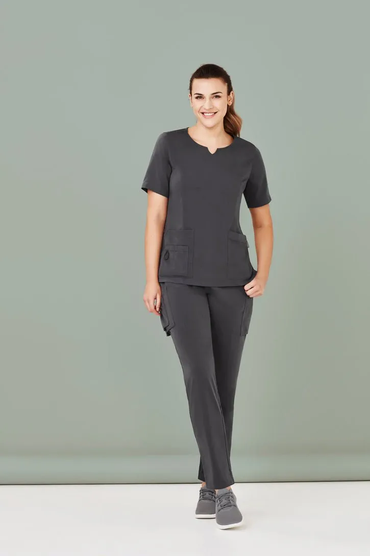 Biz Care Womens Avery Slim Leg Scrub Pant