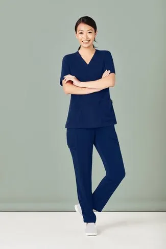 Biz Care Womens Avery Slim Leg Scrub Pant