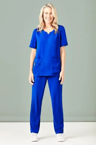 Biz Care Womens Avery Slim Leg Scrub Pant