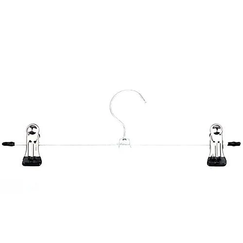 BleuMoo 1Pc Durable Metal Hanger Household Cloth Coat Skirt Trouser Metal Hanger Hook