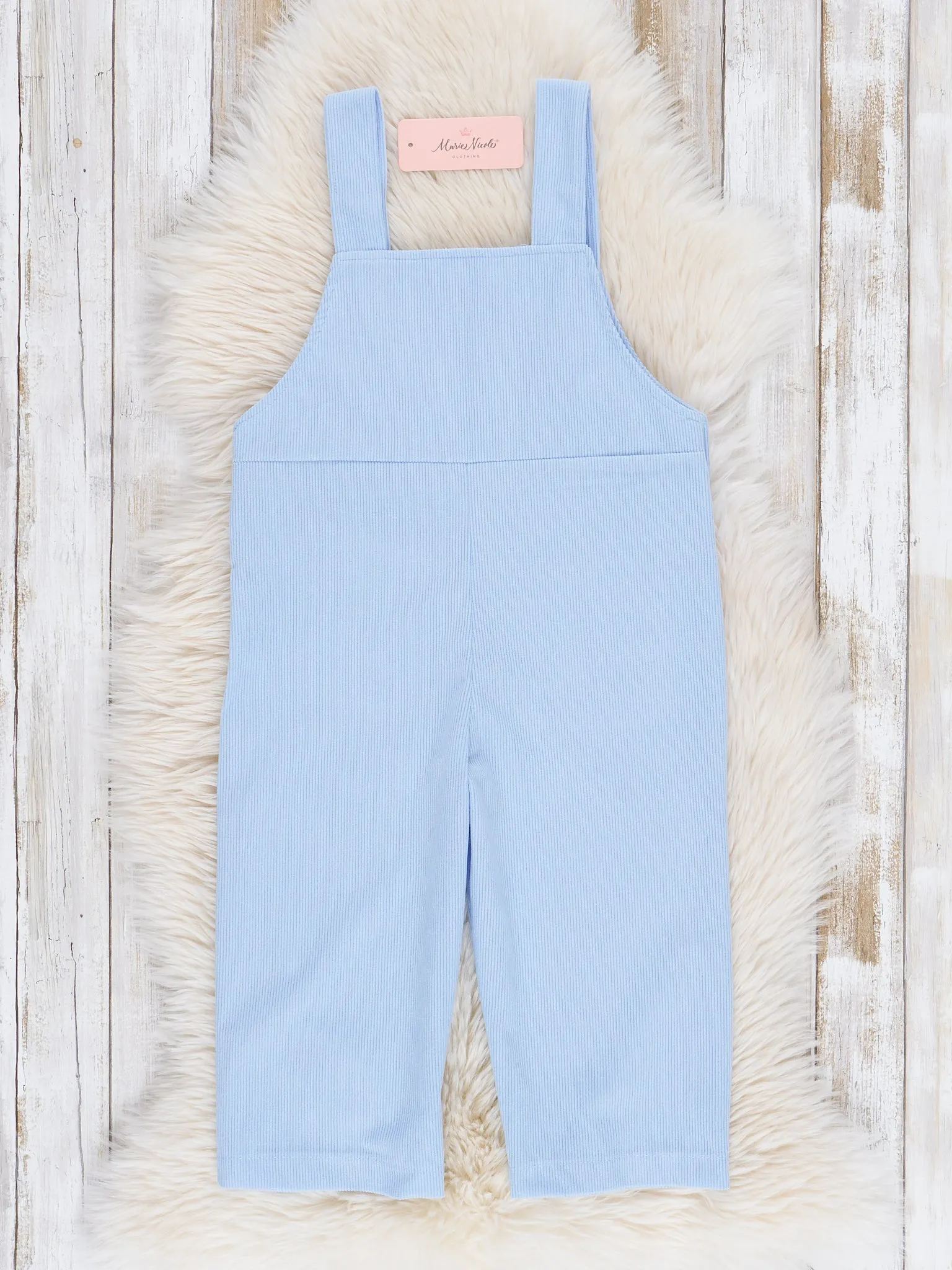 Blue Cotton Luck of the Irish Overalls Set