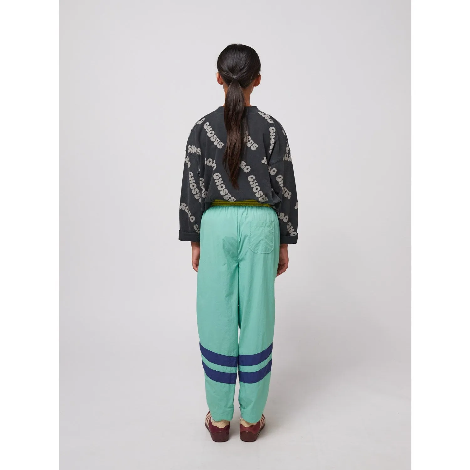 Bobo Choses Multicolor Smiling Color Block Tracksuit Pants