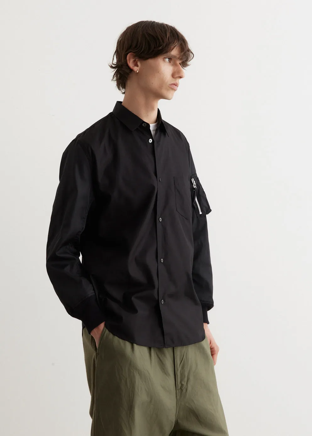 Bomber Sleeve Shirt
