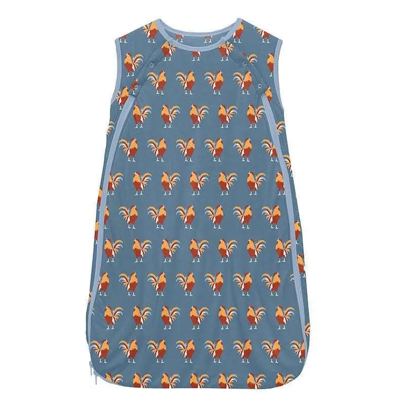 Boy's Print Bamboo Light Fill Fluffle Sleeping Bag - Parisian Rooster (15ANV)