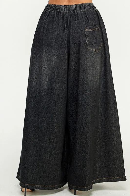 Cali Black Wide Leg