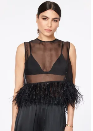 Cami NYC  Katja Top Black