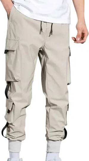 Cargo Sweatpants for Men Mens Lounge Pants Men Casual Pants Hip Hop Harem Pants Streetwear Tactical Track Pants Cargo