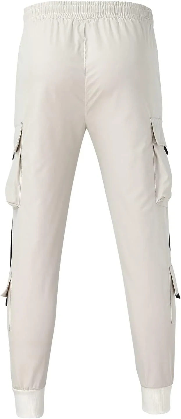 Cargo Sweatpants for Men Mens Lounge Pants Men Casual Pants Hip Hop Harem Pants Streetwear Tactical Track Pants Cargo
