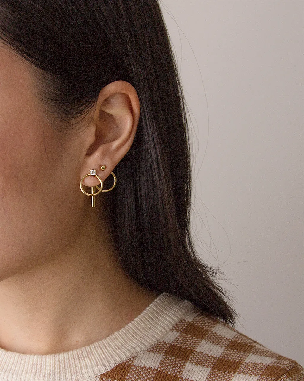 Circle Hoop Ear Jackets