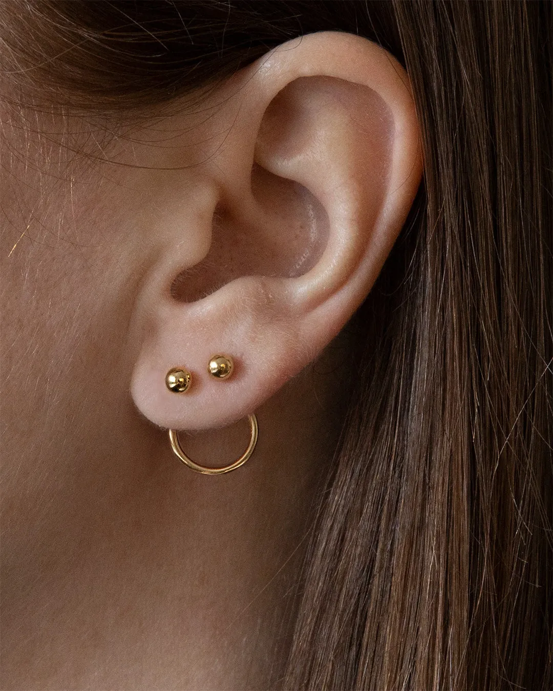 Circle Hoop Ear Jackets