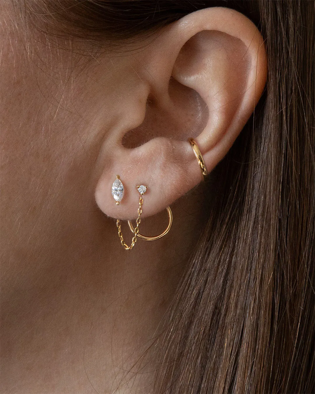 Circle Hoop Ear Jackets