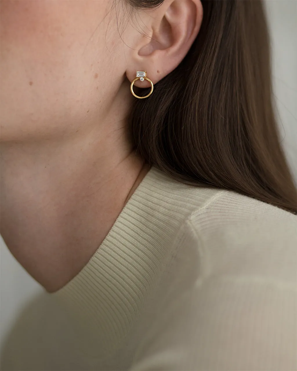 Circle Hoop Ear Jackets