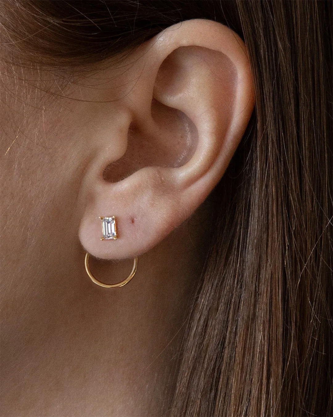 Circle Hoop Ear Jackets
