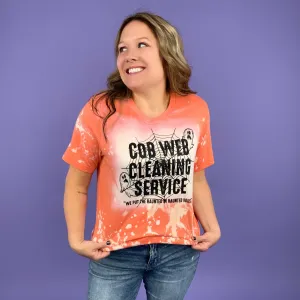 Cob Web Cleaning Service Graphic Tee