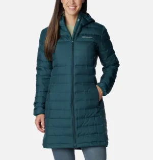 Columbia Ladies Lake 22 Long Hooded Down Jacket -NIGHT