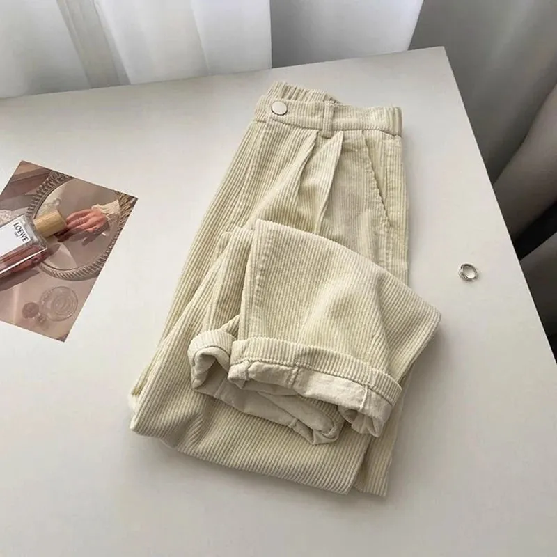 Corduroy Pants Set
