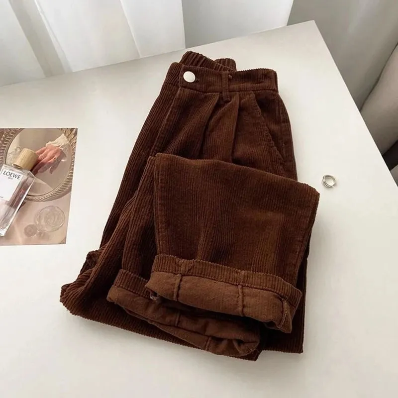 Corduroy Pants Set
