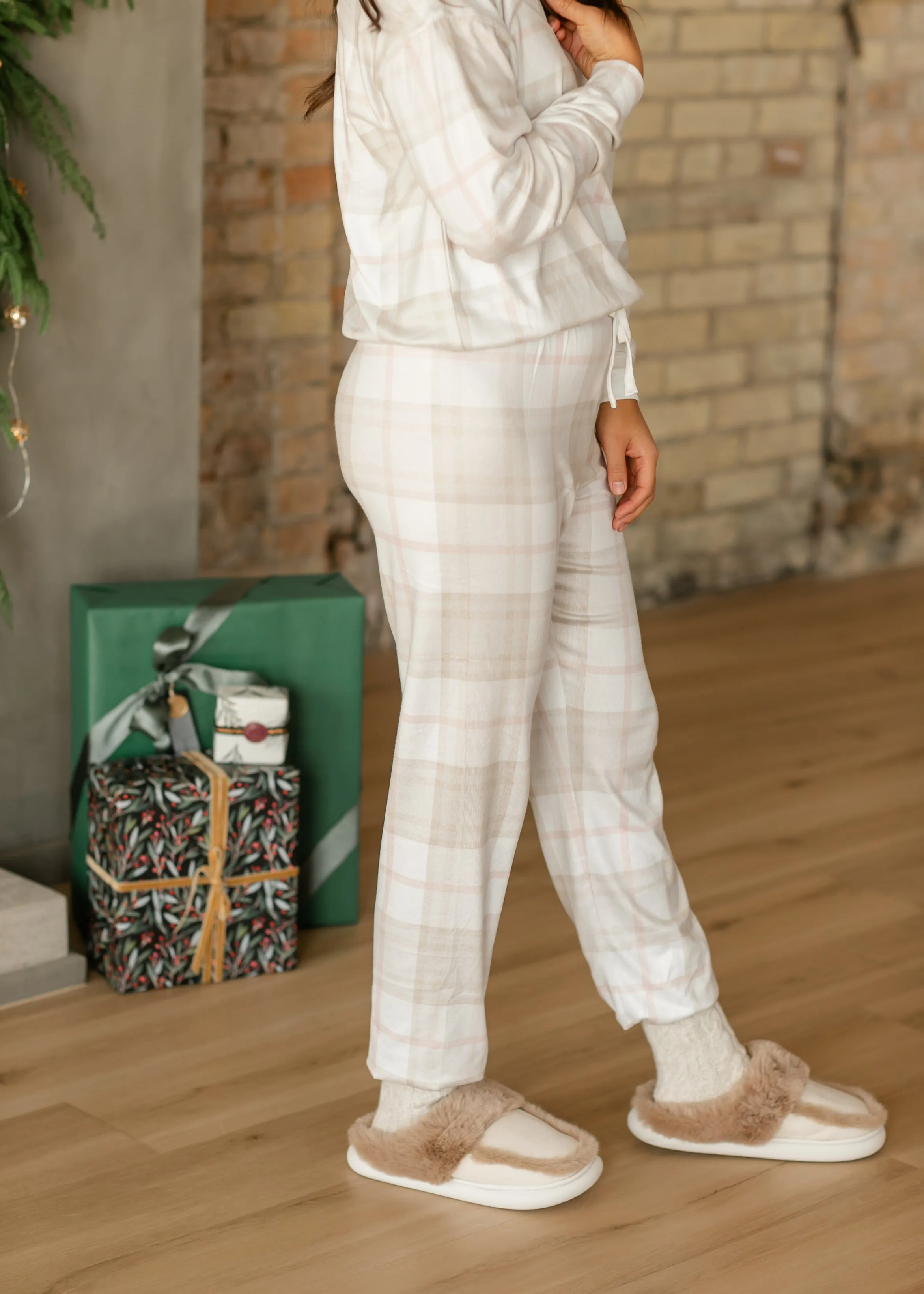 Cozy Plaid Lounge Pants - FINAL SALE