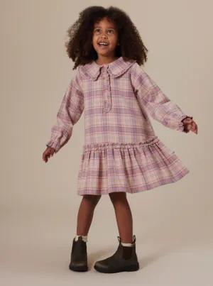 Diana Collared Check Dress