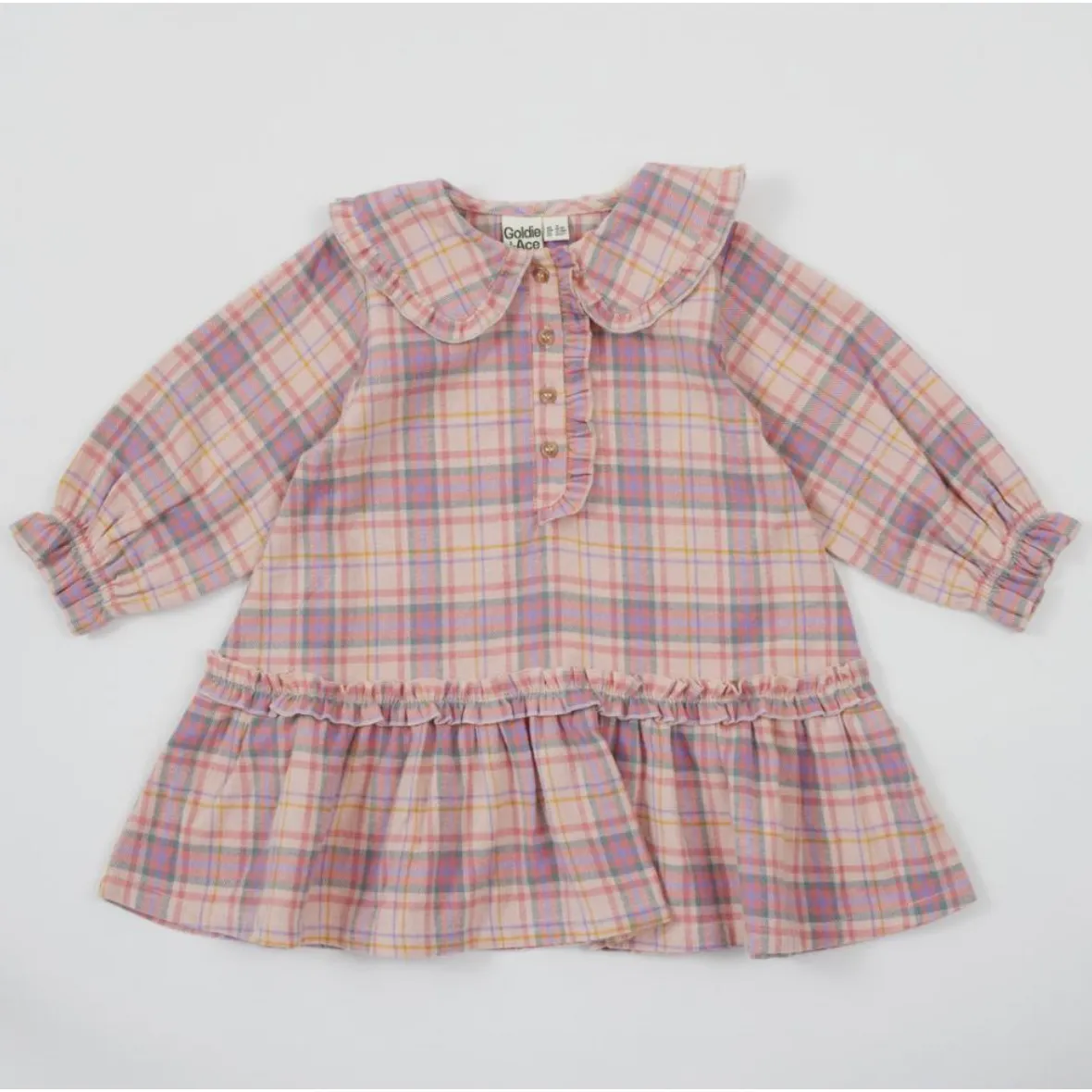 Diana Collared Check Dress