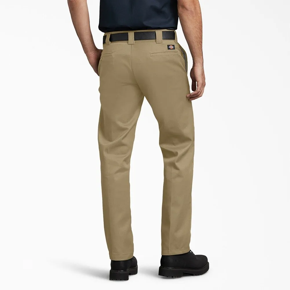 Dickies Men's Pants Straight Leg Slim Fit Durable Wrinkle Resistant Work Pants