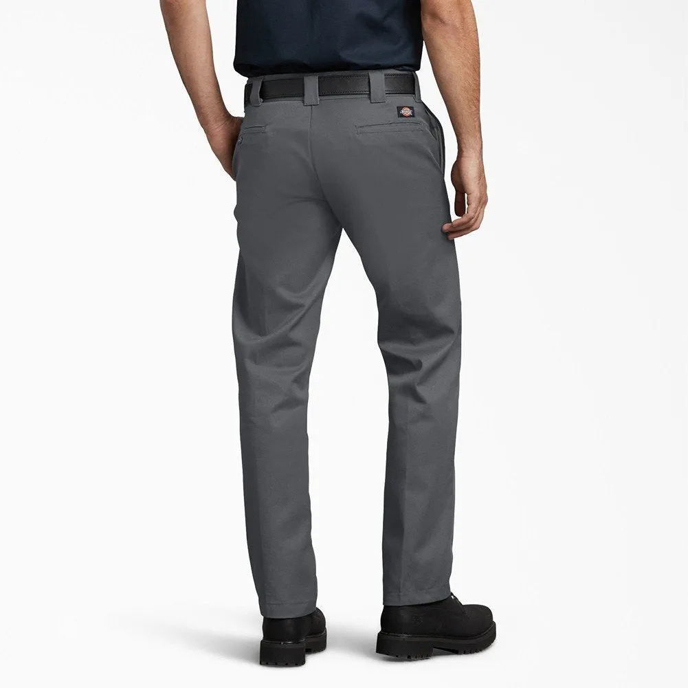 Dickies Men's Pants Straight Leg Slim Fit Durable Wrinkle Resistant Work Pants