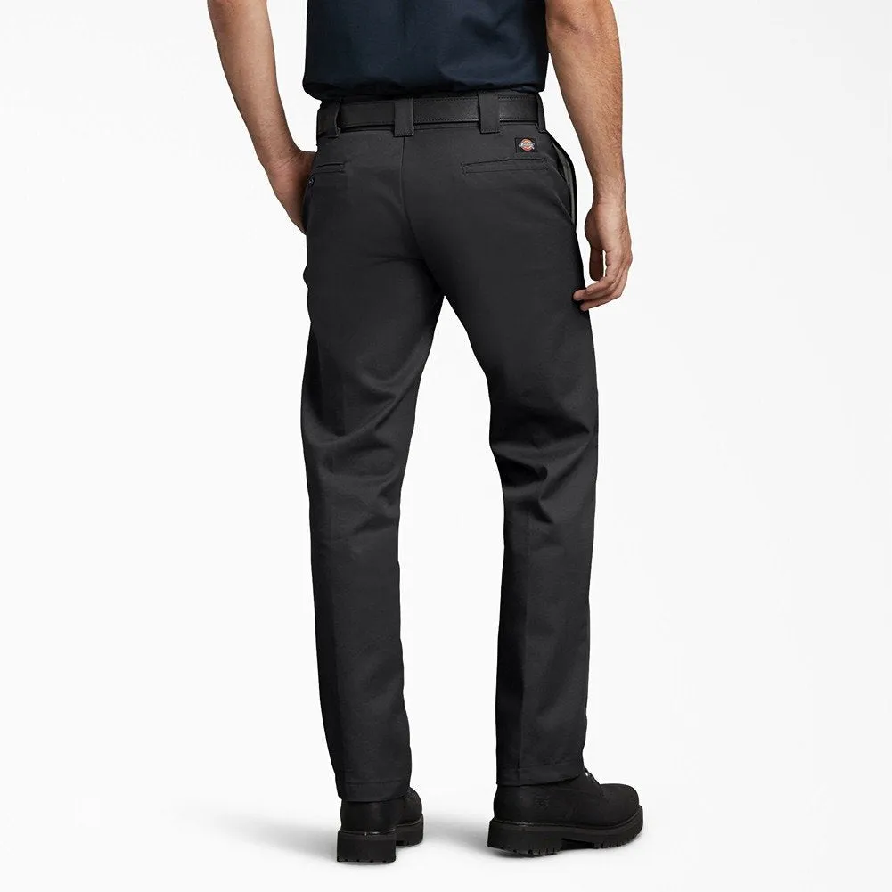 Dickies Men's Pants Straight Leg Slim Fit Durable Wrinkle Resistant Work Pants