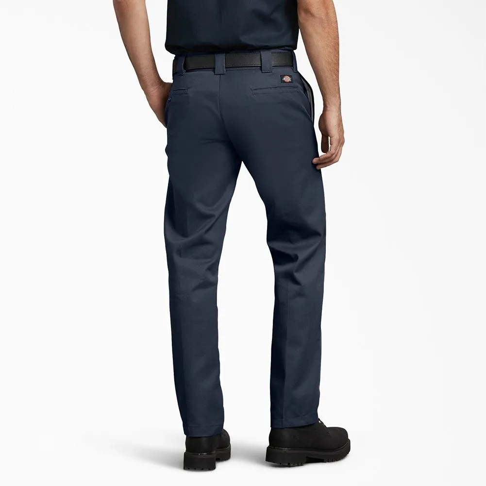 Dickies Men's Pants Straight Leg Slim Fit Durable Wrinkle Resistant Work Pants