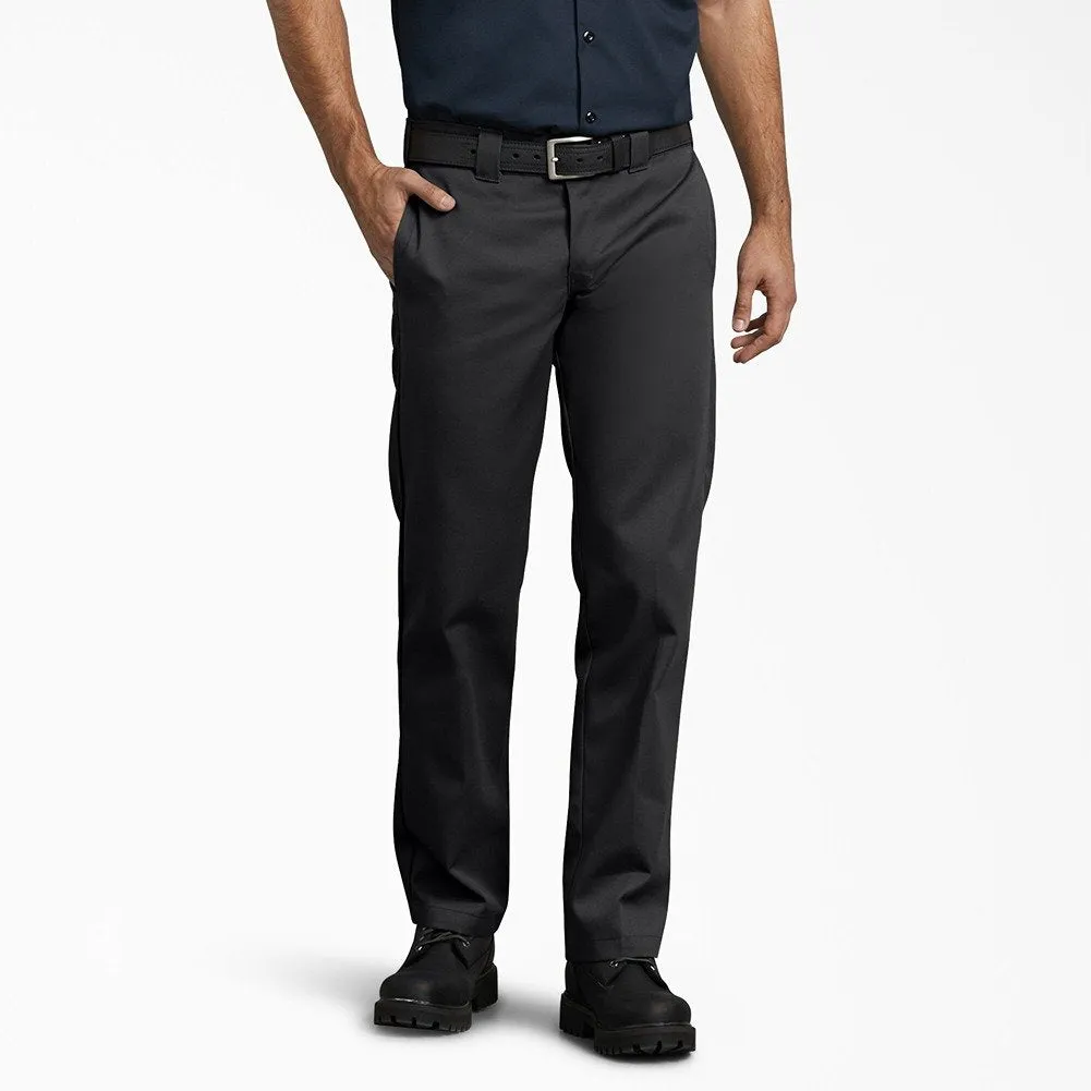 Dickies Men's Pants Straight Leg Slim Fit Durable Wrinkle Resistant Work Pants
