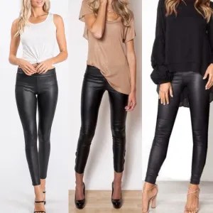 Faux Leather Leggings