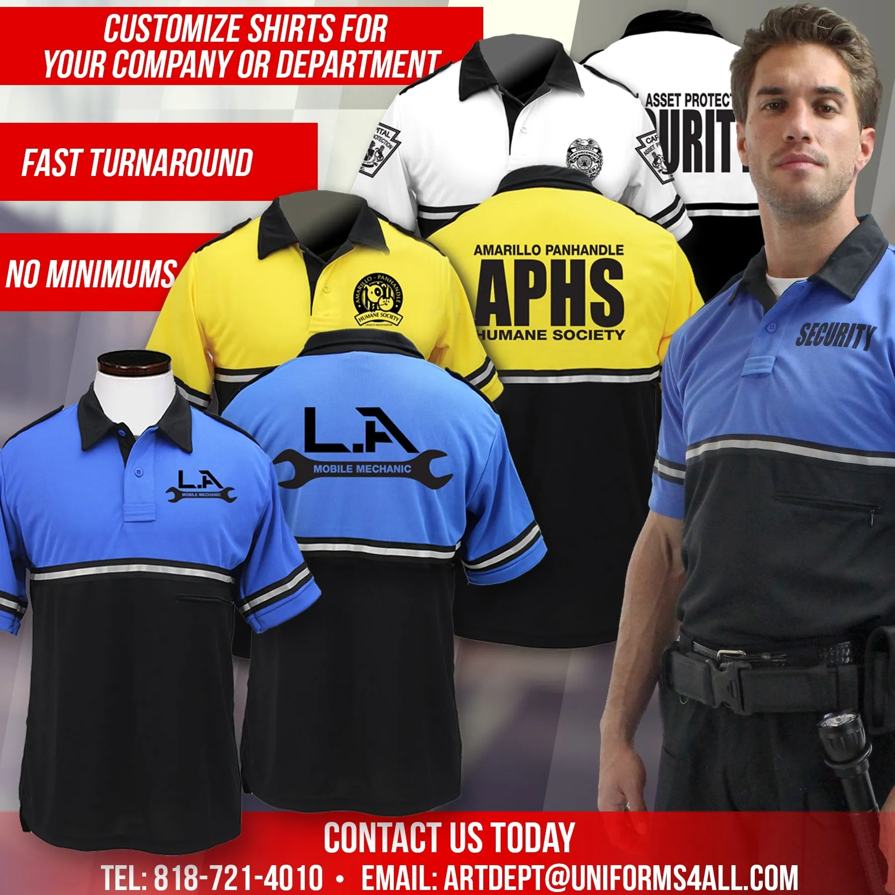 First Class Two Tone Staff Bike Patrol Shirt with Zipper Pocket and Hash Stripes