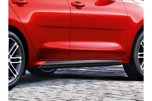 Genuine Kia Rio 5 Door Piano Black Side Skirts