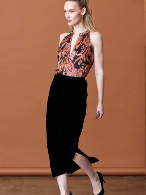Go Even Longer Skirt Velvet