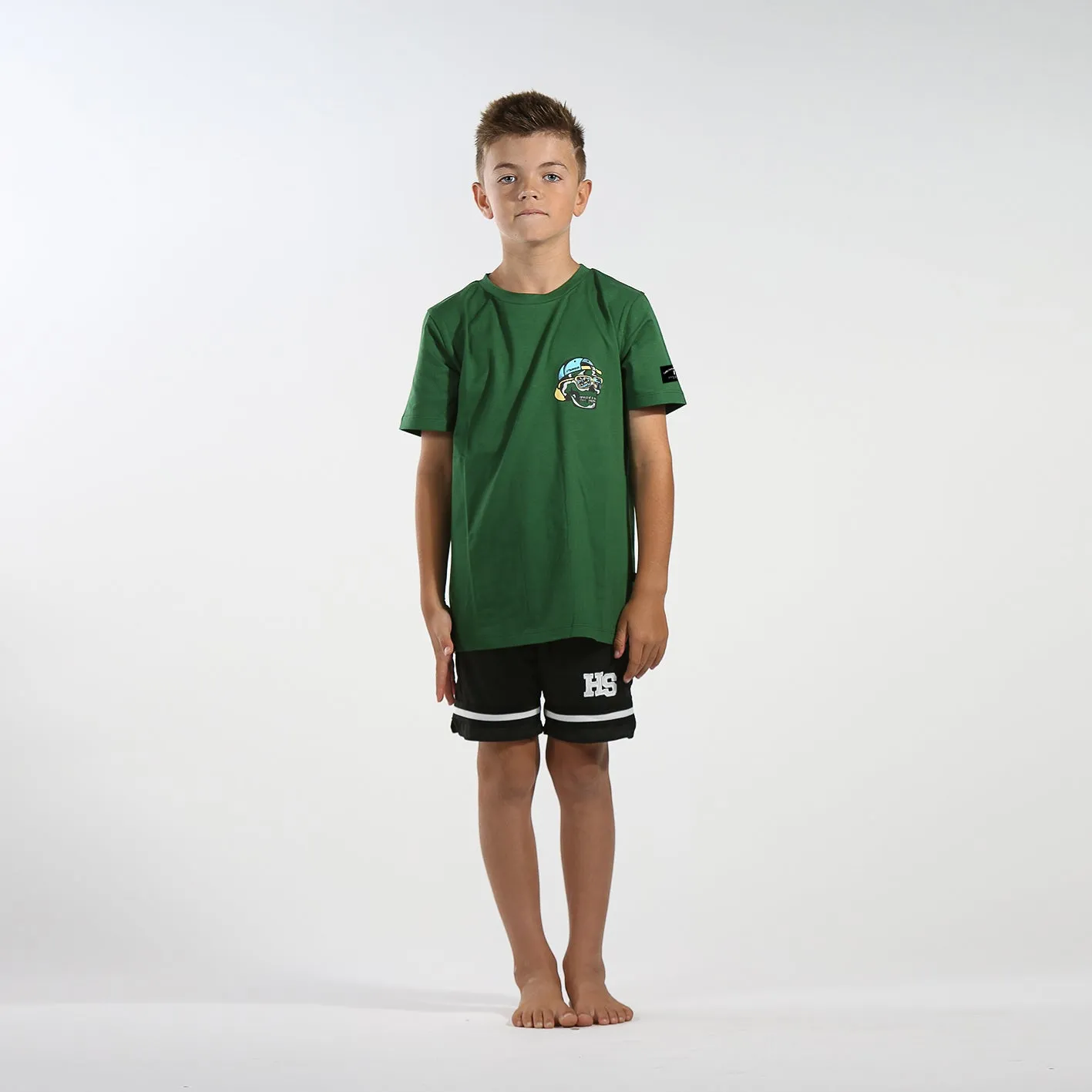 Hello Stranger Reflection SS Tee - Forest Green