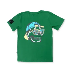 Hello Stranger Reflection SS Tee - Forest Green