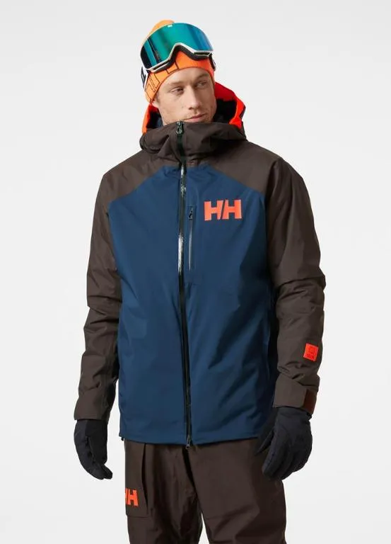 HELLY HANSEN MEN'S POWDREAMER JACKET - OCEAN
