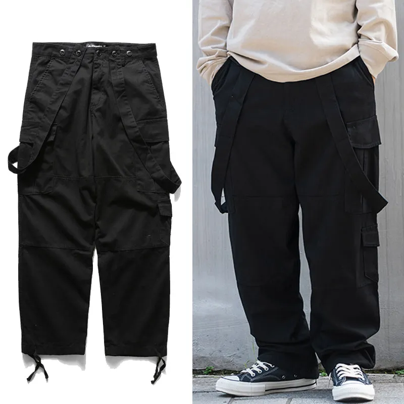 Japanese Retro Loose Camouflage Overalls