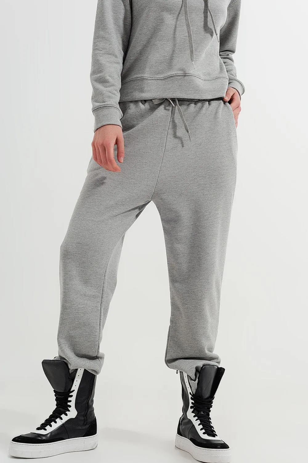Jogger In Light Gray Heather