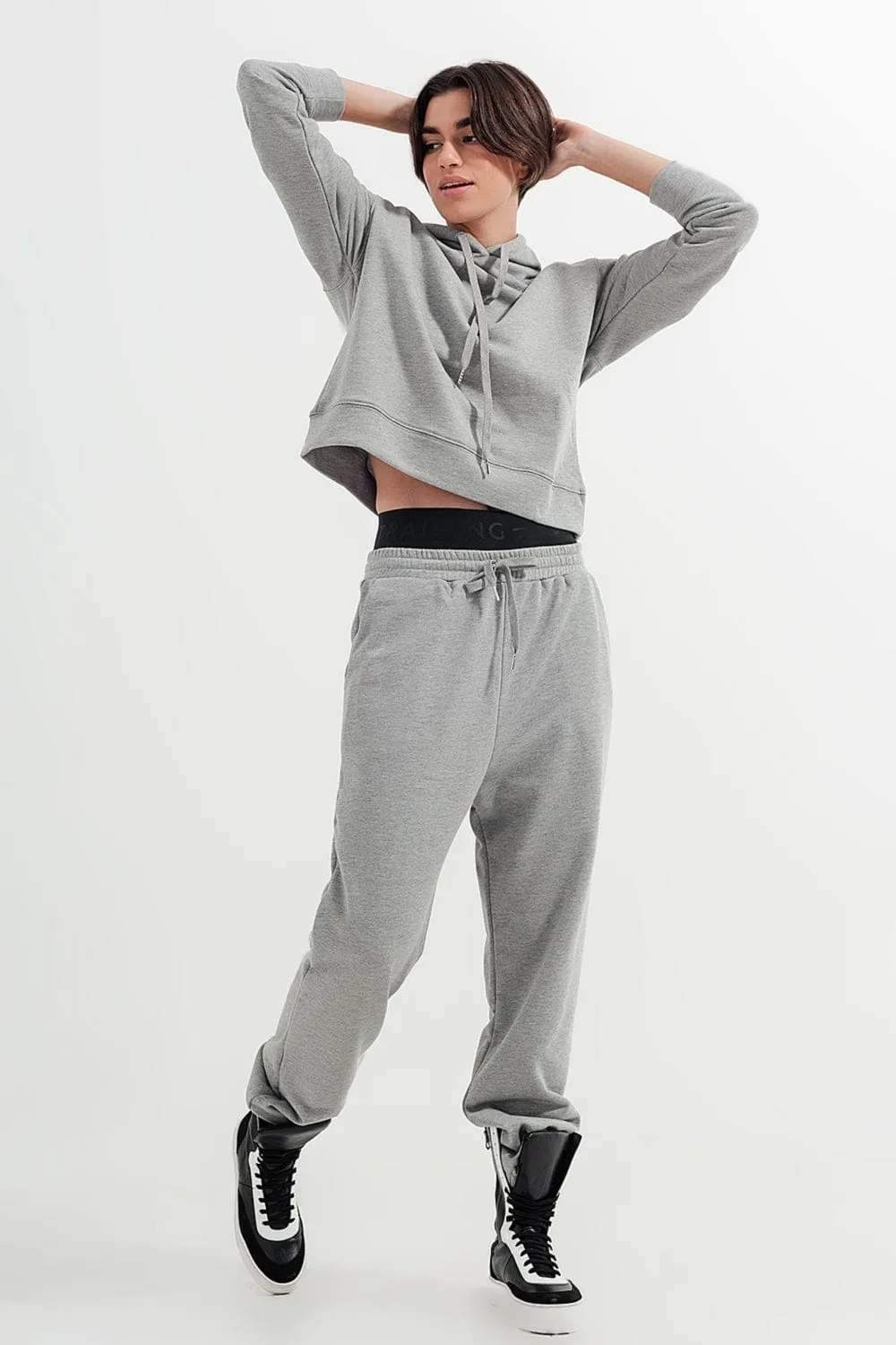 Jogger In Light Gray Heather