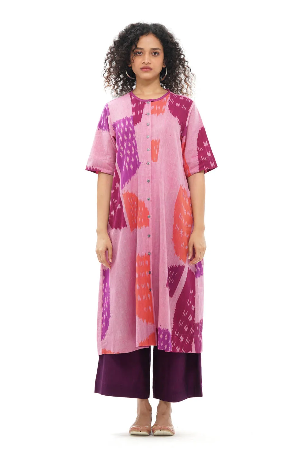 KIKU YOKE DRESS