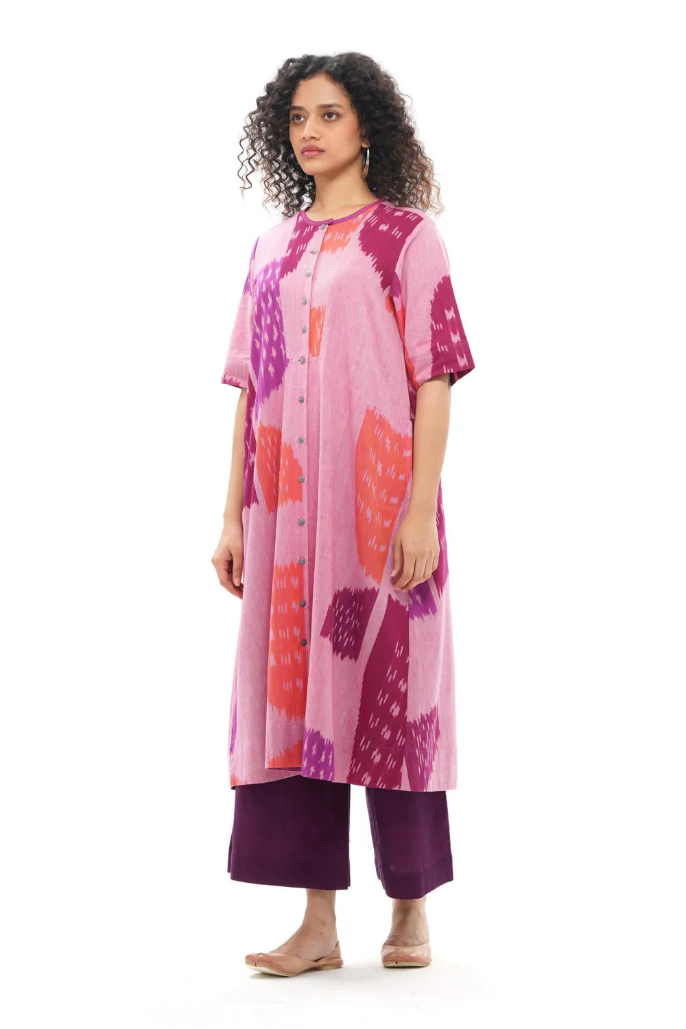 KIKU YOKE DRESS
